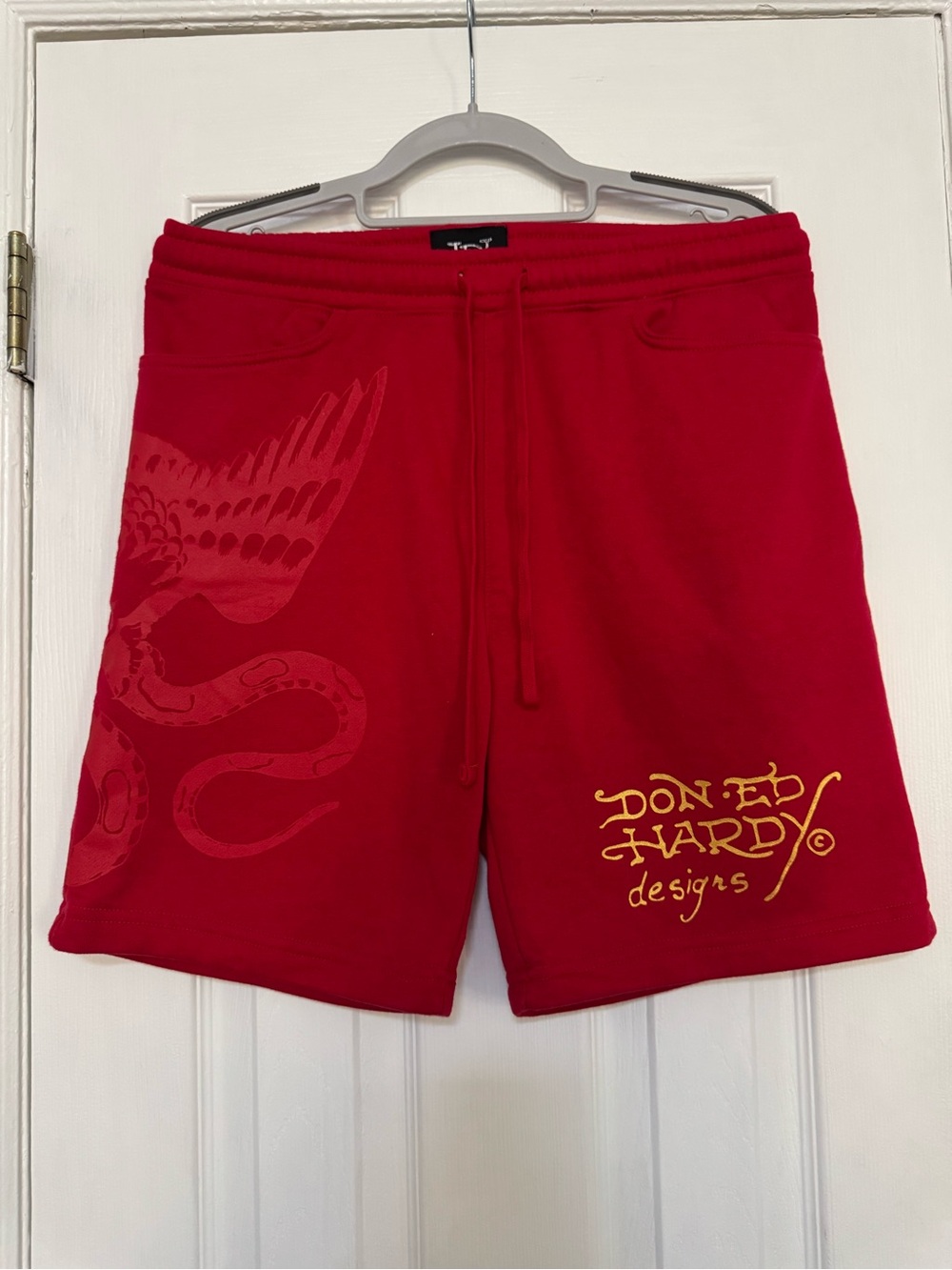 Ed Hardy Don Ed Hardy Designs Graphic Sweat Shorts Men’s Small